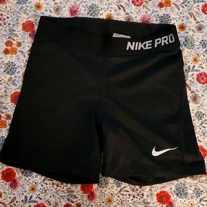 Nike pro girls sport shorts